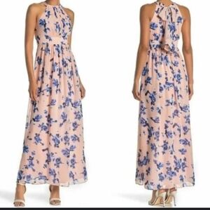 ELIZA JANE FLORAL CHIFFON MAXI DRESS (8)